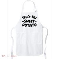 Cute Matching Couples She's My Sweet Potato Apron thumb 0
