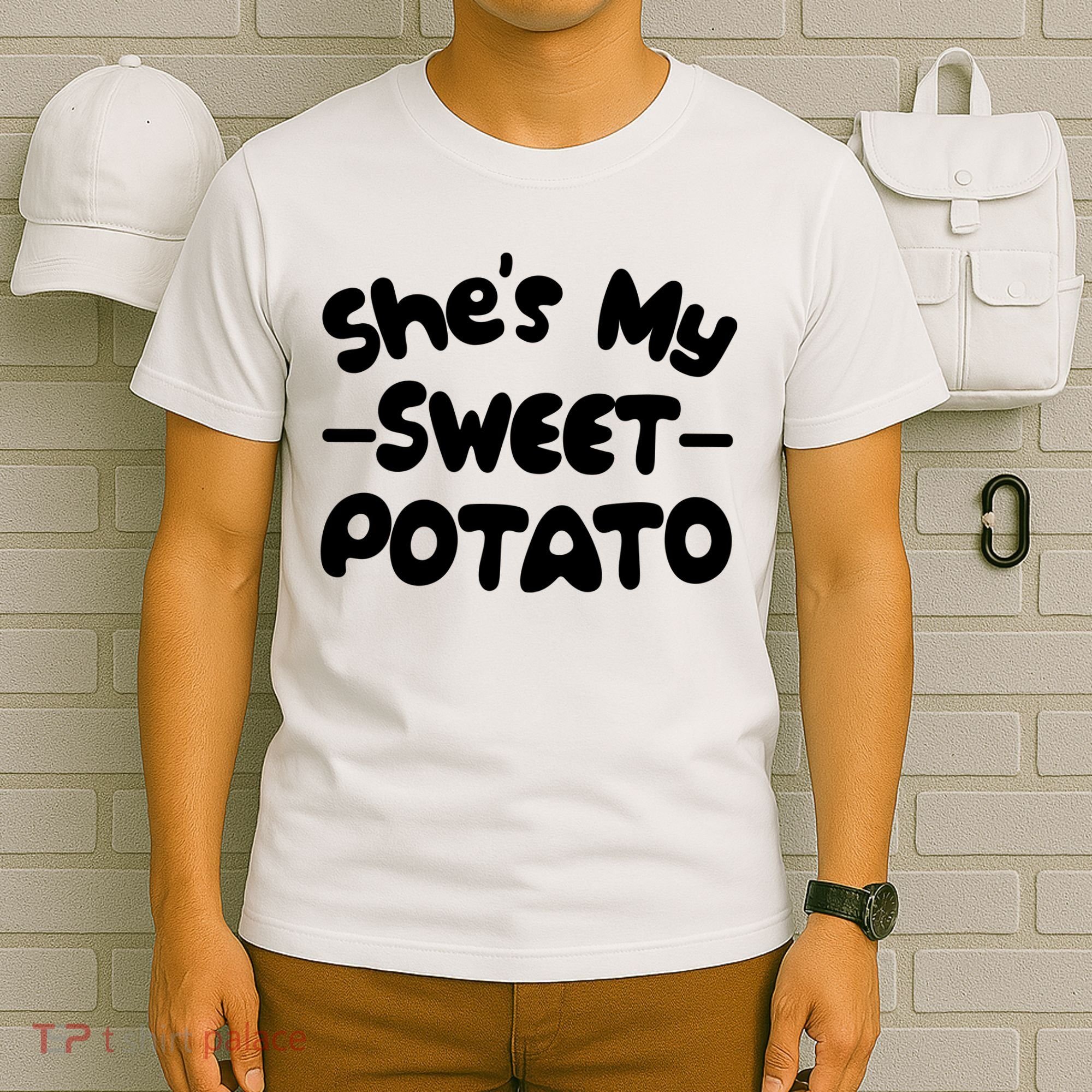 Cute Matching Couples She's My Sweet Potato T-Shirt