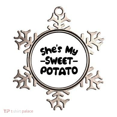 Cute Matching Couples She's My Sweet Potato Ornament