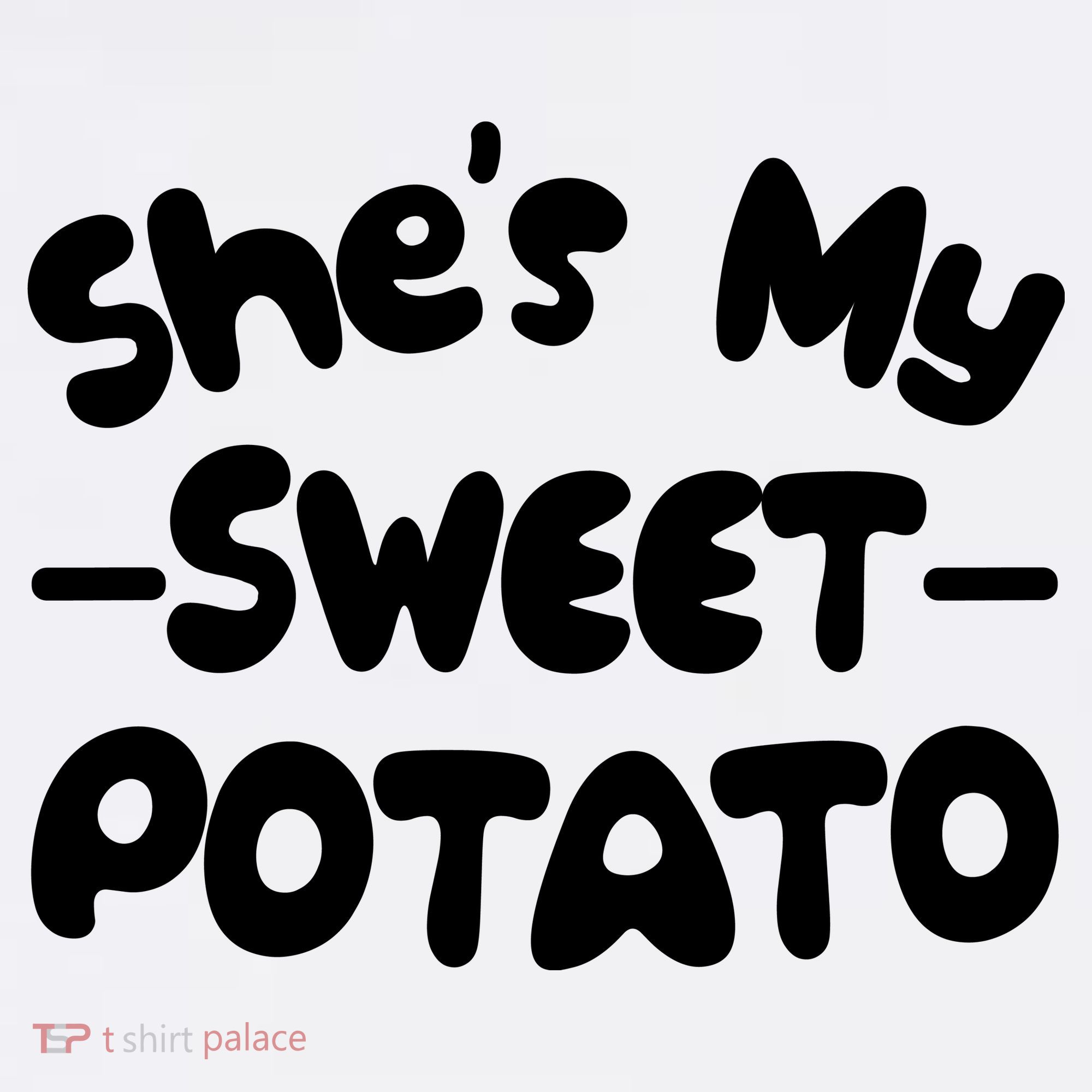 Cute Matching Couples She's My Sweet Potato Women's Tank Top
