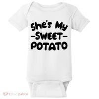 Cute Matching Couples She's My Sweet Potato Baby Bodysuit thumb 0