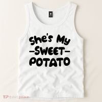Cute Matching Couples She's My Sweet Potato Tank Top thumb 2
