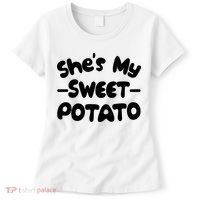 Cute Matching Couples She's My Sweet Potato Women's T-Shirt thumb 0