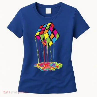 Colorfull Melting Cube Cool Gift Women's T-Shirt