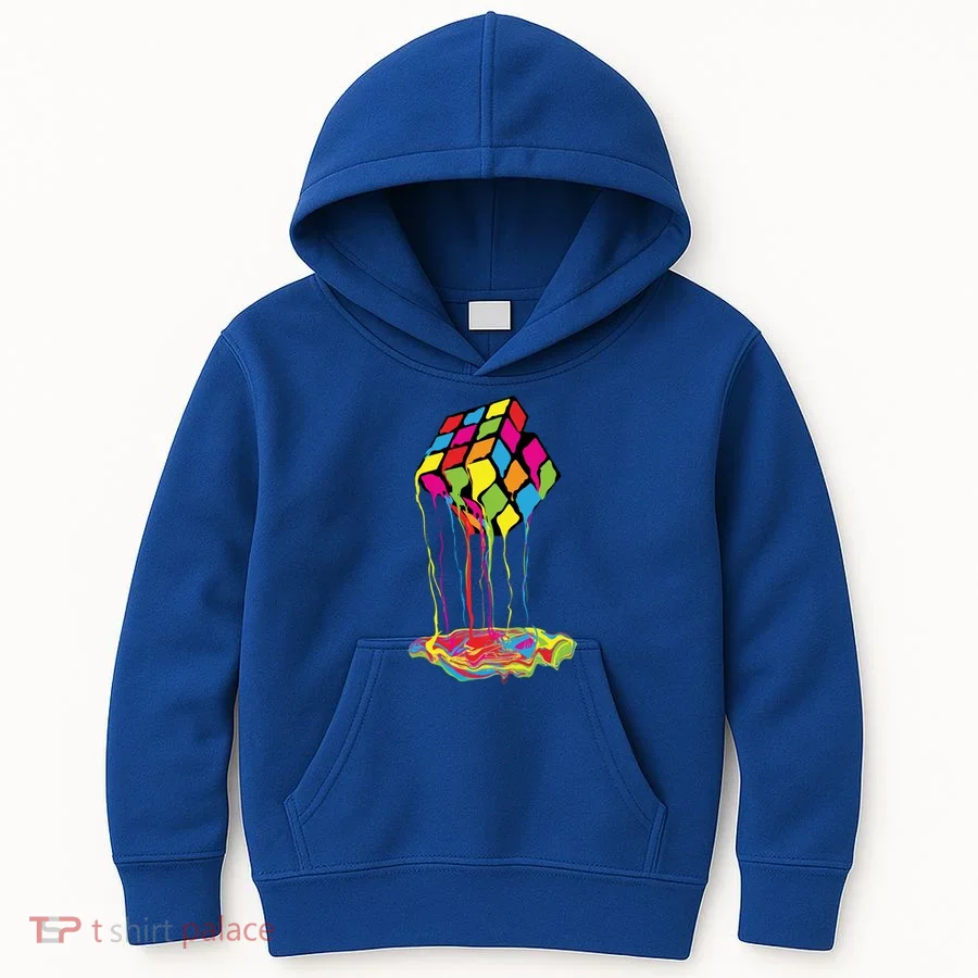 Colorfull Melting Cube Cool Gift Kids Hoodie