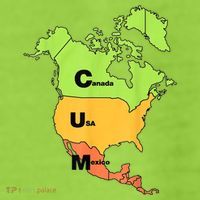 Cum Map Canada Usa And Mexico Adult Drive Performance Visor thumb 2