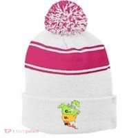 Cum Map Canada Usa And Mexico Stripe Pom Pom Beanie thumb 0