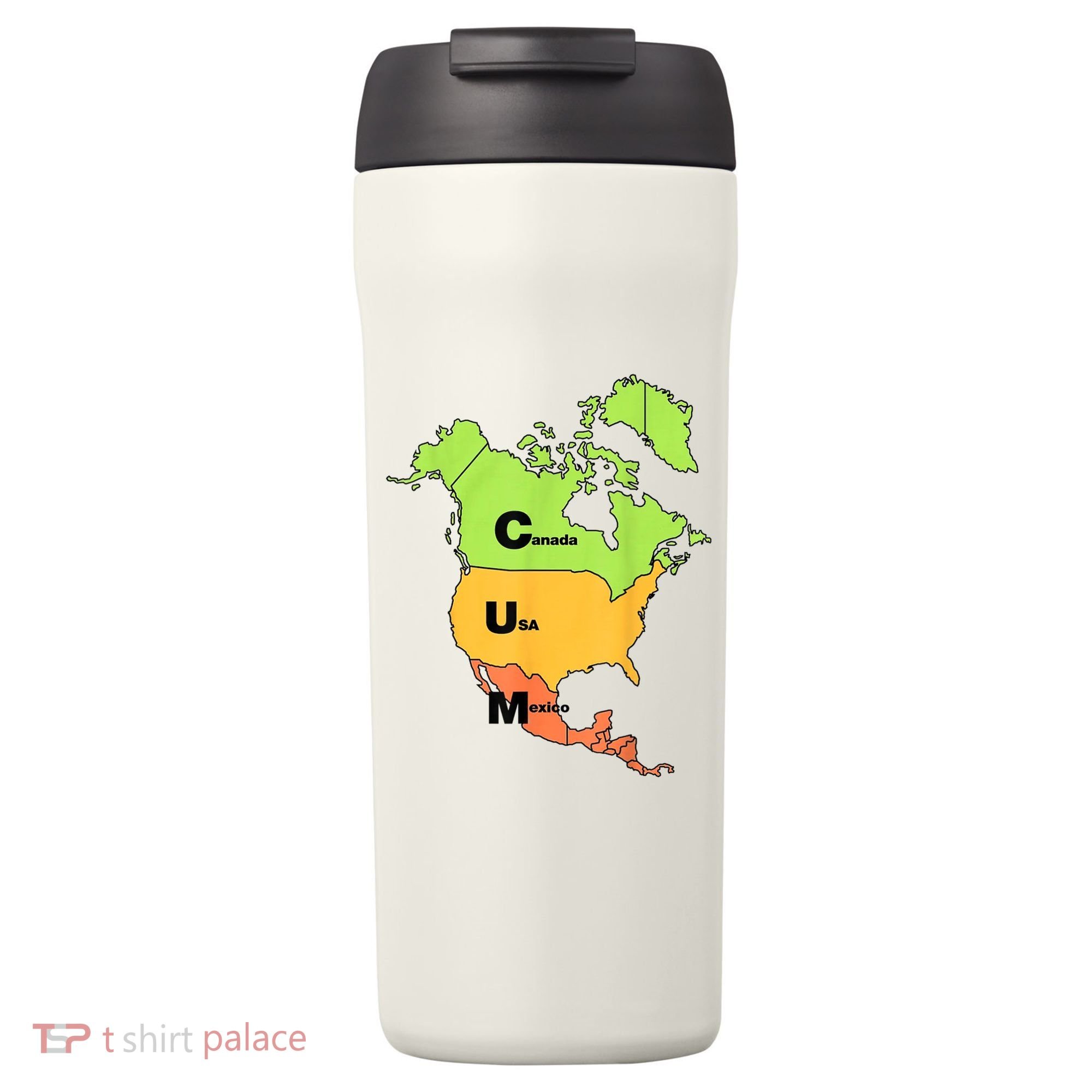 Cum Map Canada Usa And Mexico 24oz Duet Stainless Steel Tumbler