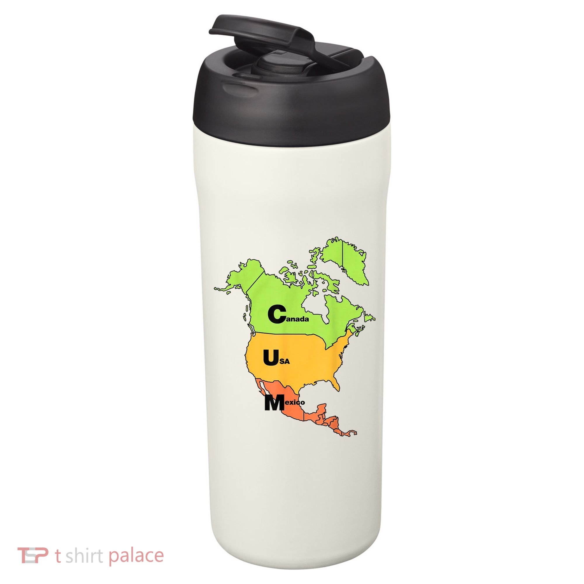 Cum Map Canada Usa And Mexico 24oz Duet Stainless Steel Tumbler