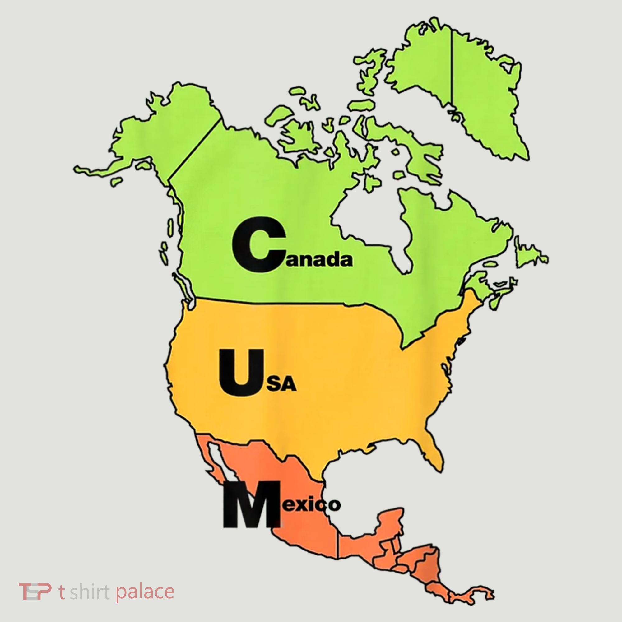 Cum Map Canada Usa And Mexico 24oz Duet Stainless Steel Tumbler