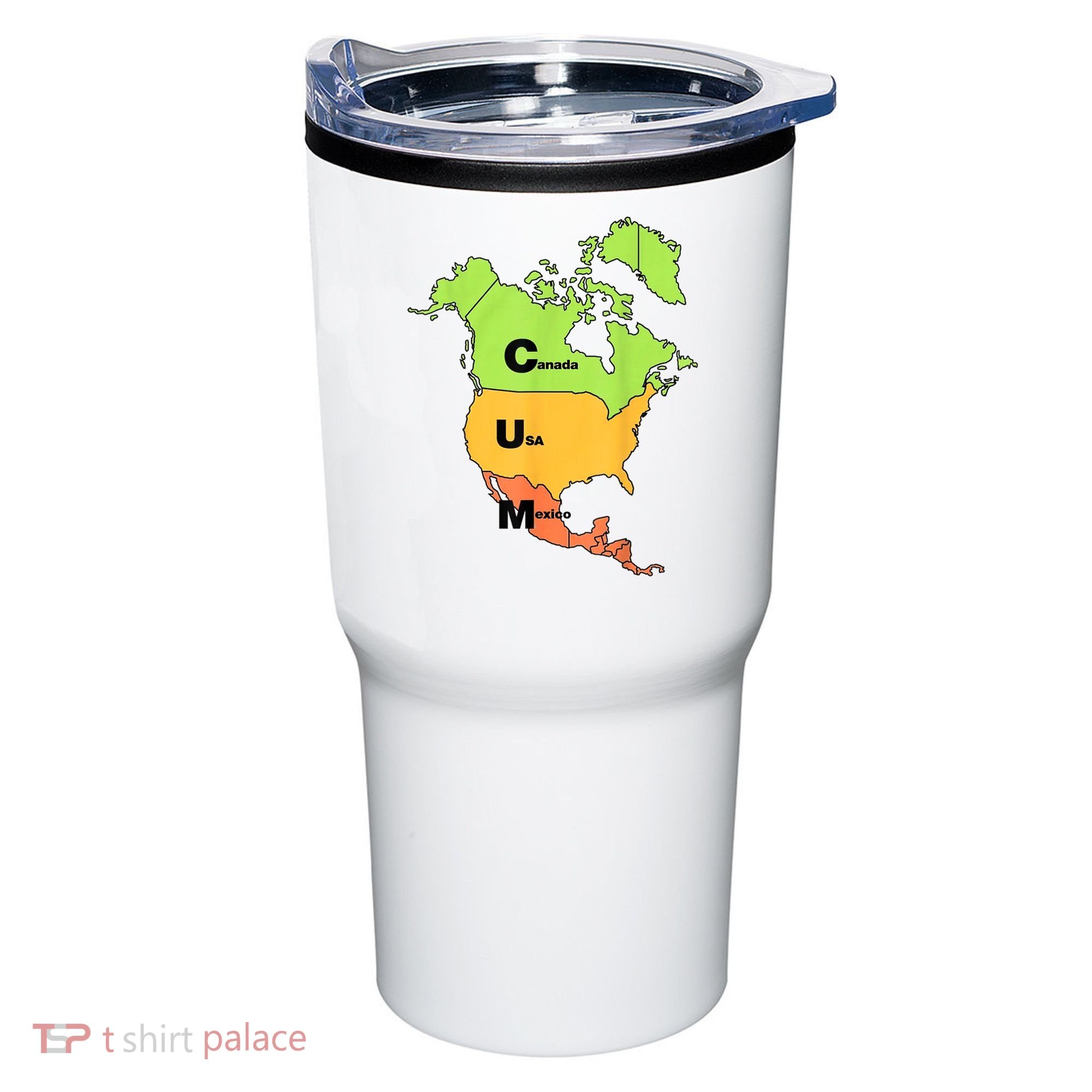Cum Map Canada Usa And Mexico Tumbler