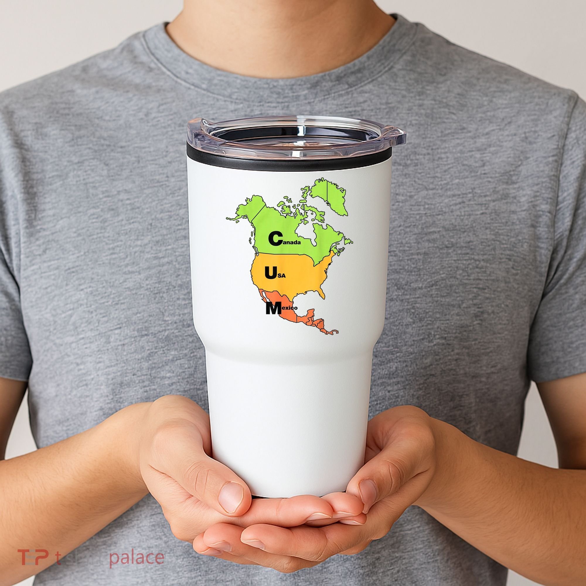 Cum Map Canada Usa And Mexico Tumbler