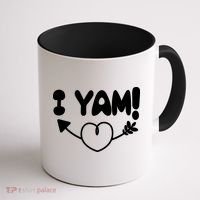 Cute Matching Couples I Yam Coffee Mug thumb 1