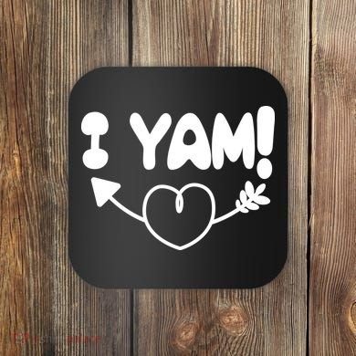 Cute Matching Couples I Yam Coaster