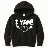 Cute Matching Couples I Yam Kids Hoodie thumb 0