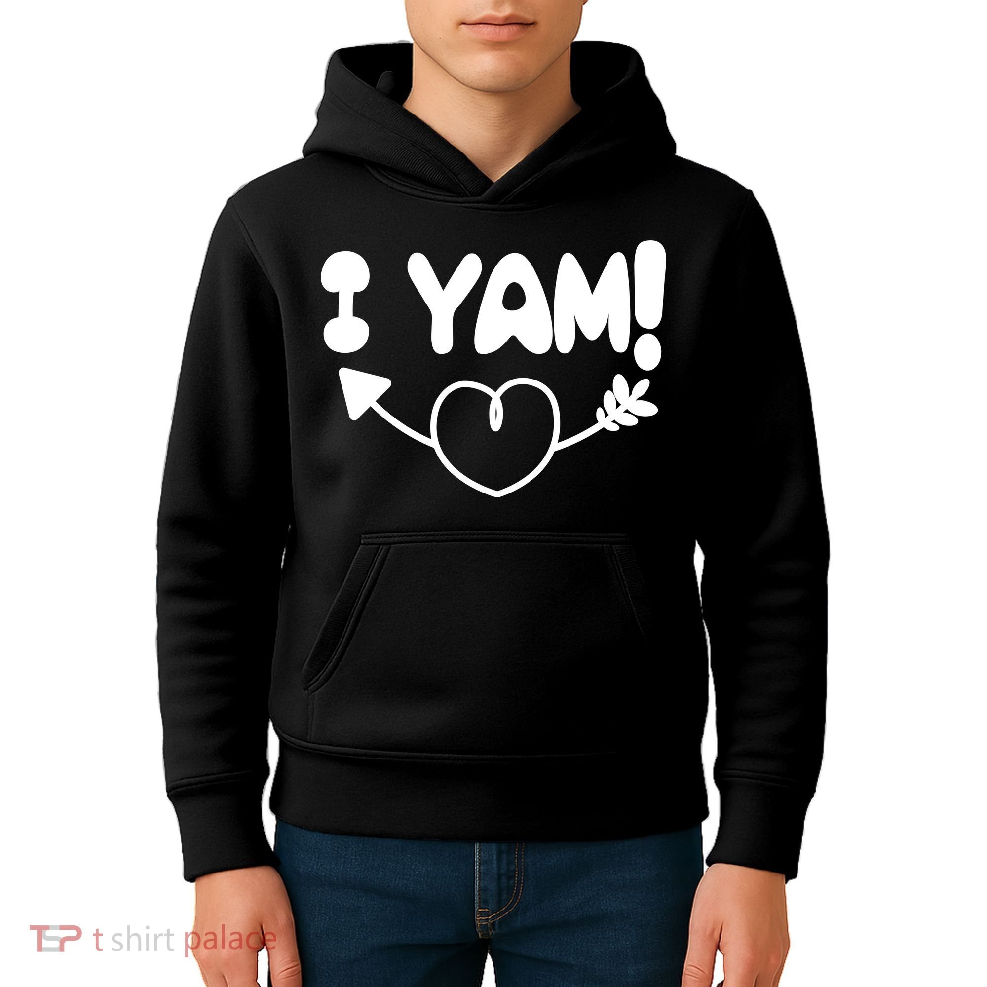 Cute Matching Couples I Yam Kids Hoodie
