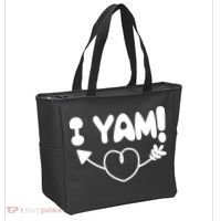 Cute Matching Couples I Yam Tote Bag thumb 2
