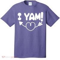 Cute Matching Couples I Yam T-Shirt thumb 0