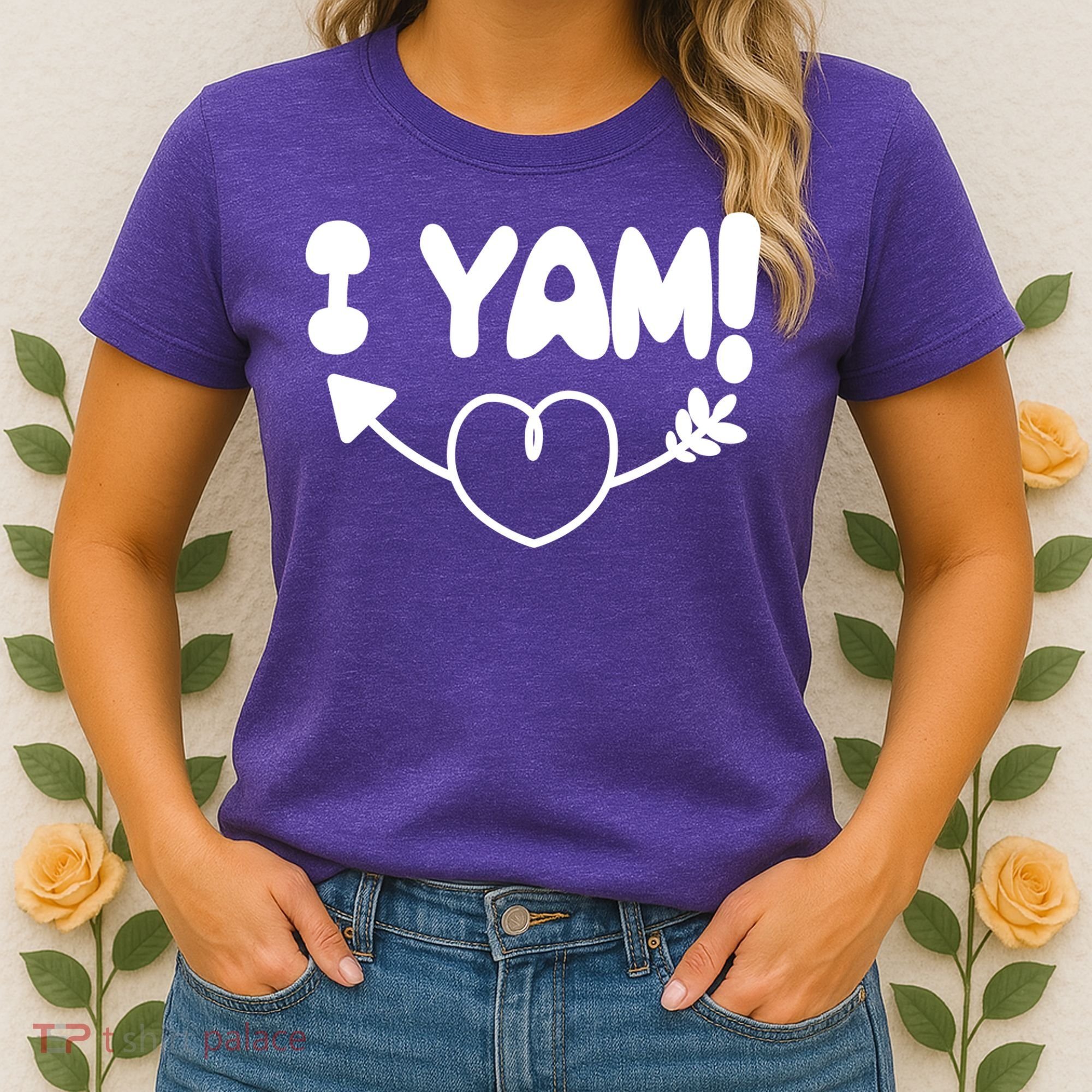 Cute Matching Couples I Yam Women's T-Shirt