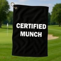 Certified Munch Golf Towel thumb 1