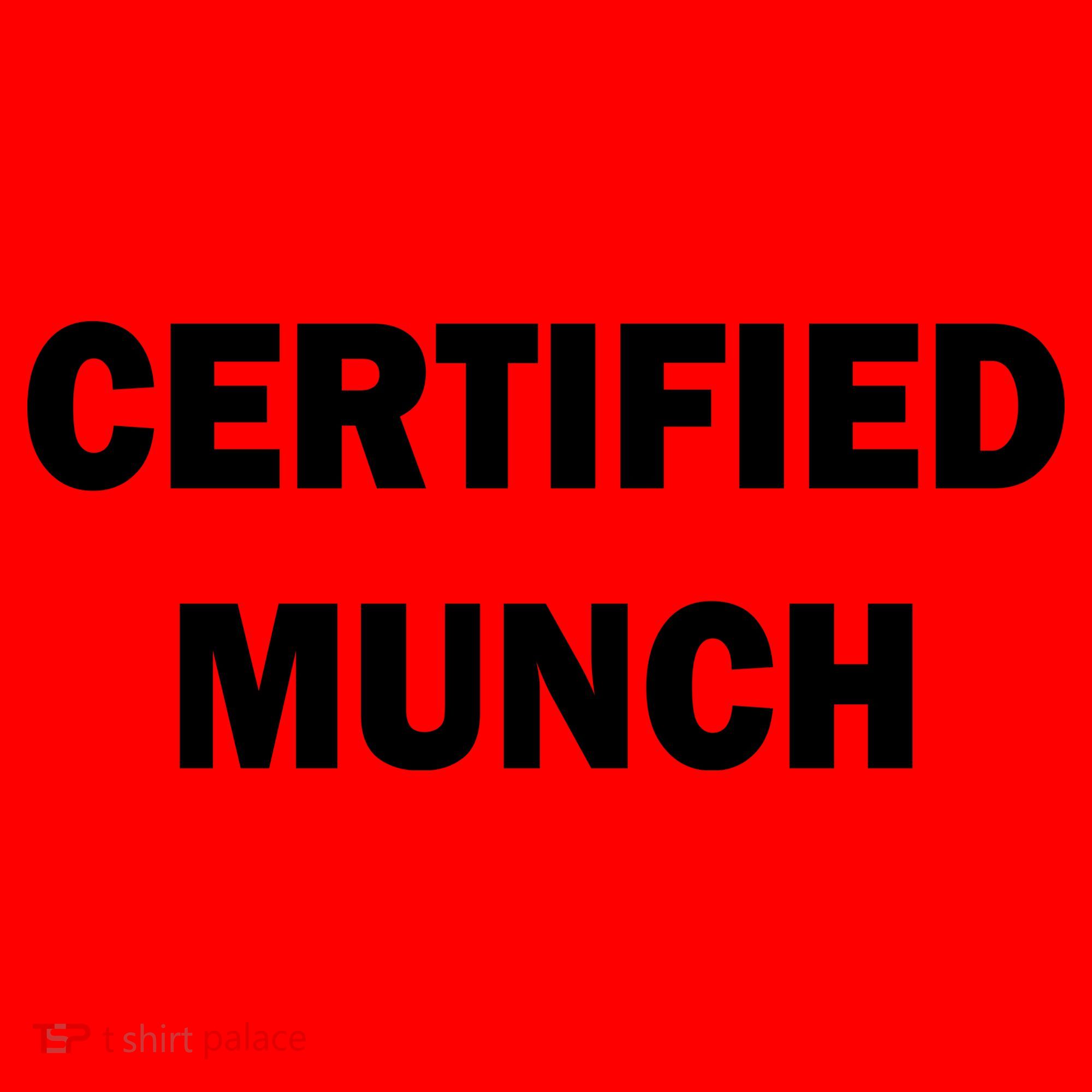 Certified Munch Santa Hat