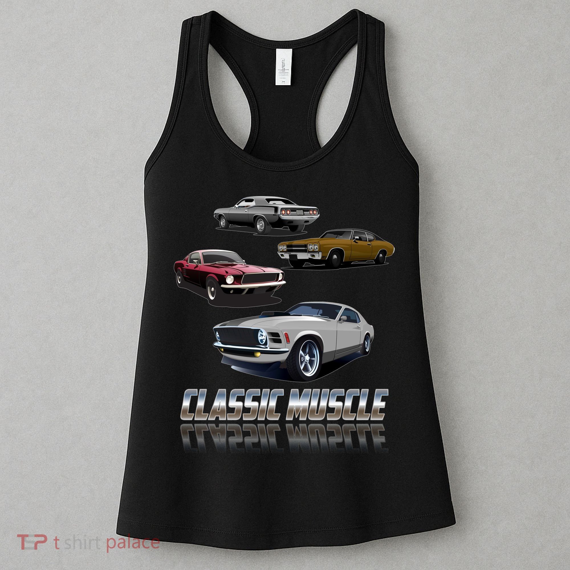 Classic Muscle Classic Sports Cars Women's Tank Top