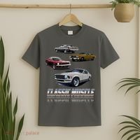Classic Muscle Classic Sports Cars T-Shirt thumb 2