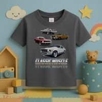 Classic Muscle Classic Sports Cars Toddler T-Shirt thumb 3