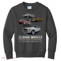 Classic Muscle Classic Sports Cars Kids Sweatshirt thumb 0