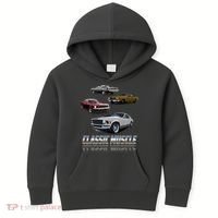 Classic Muscle Classic Sports Cars Kids Hoodie thumb 0