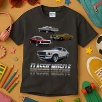 Classic Muscle Classic Sports Cars Kids T-Shirt thumb 3