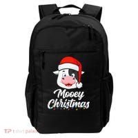 Cow Mooey Christmas Santa For Cow Lovers Backpack thumb 0