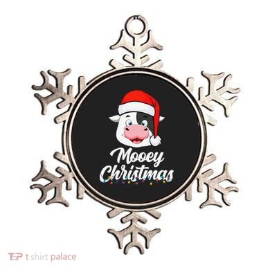 Cow Mooey Christmas Santa For Cow Lovers Ornament