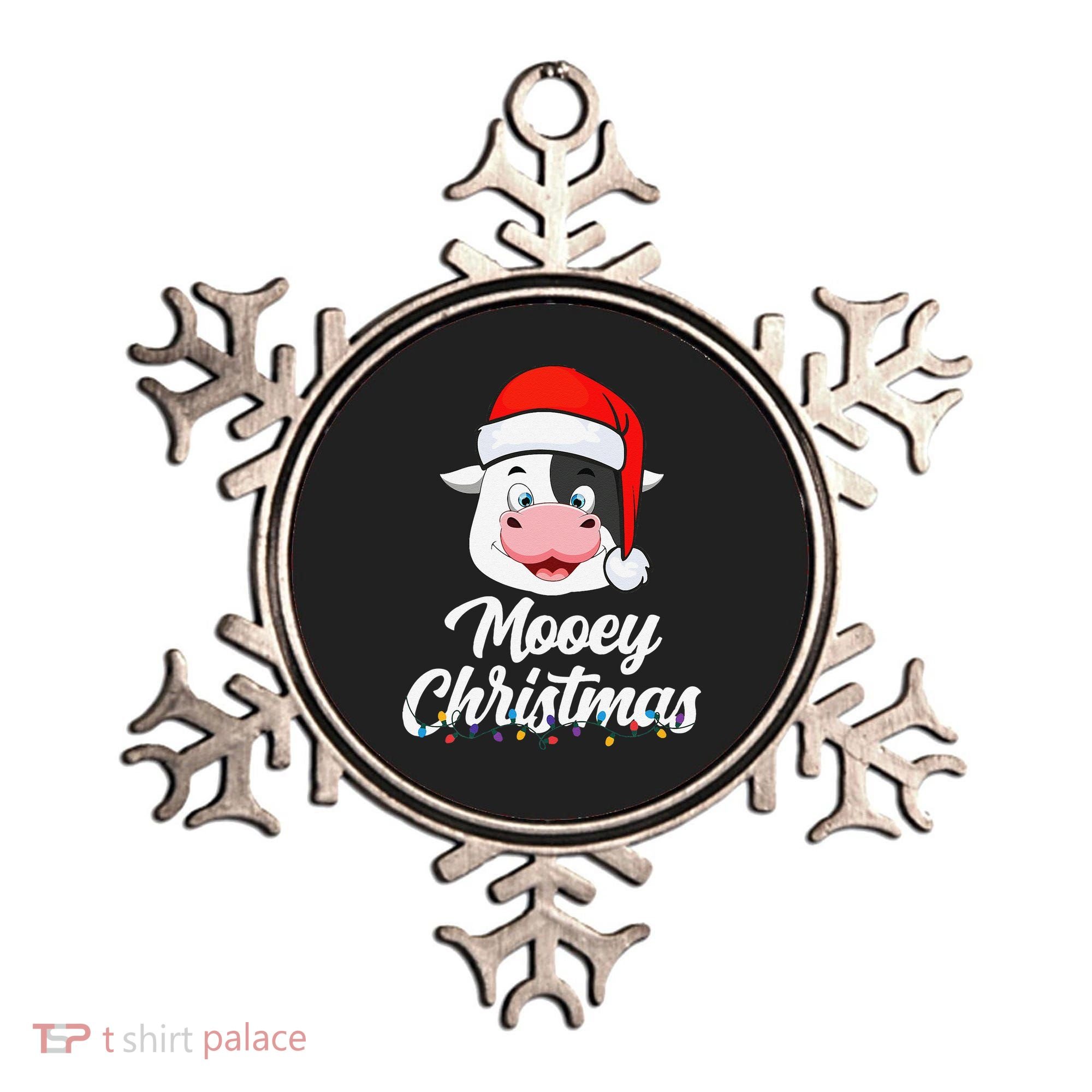 Cow Mooey Christmas Santa For Cow Lovers Ornament