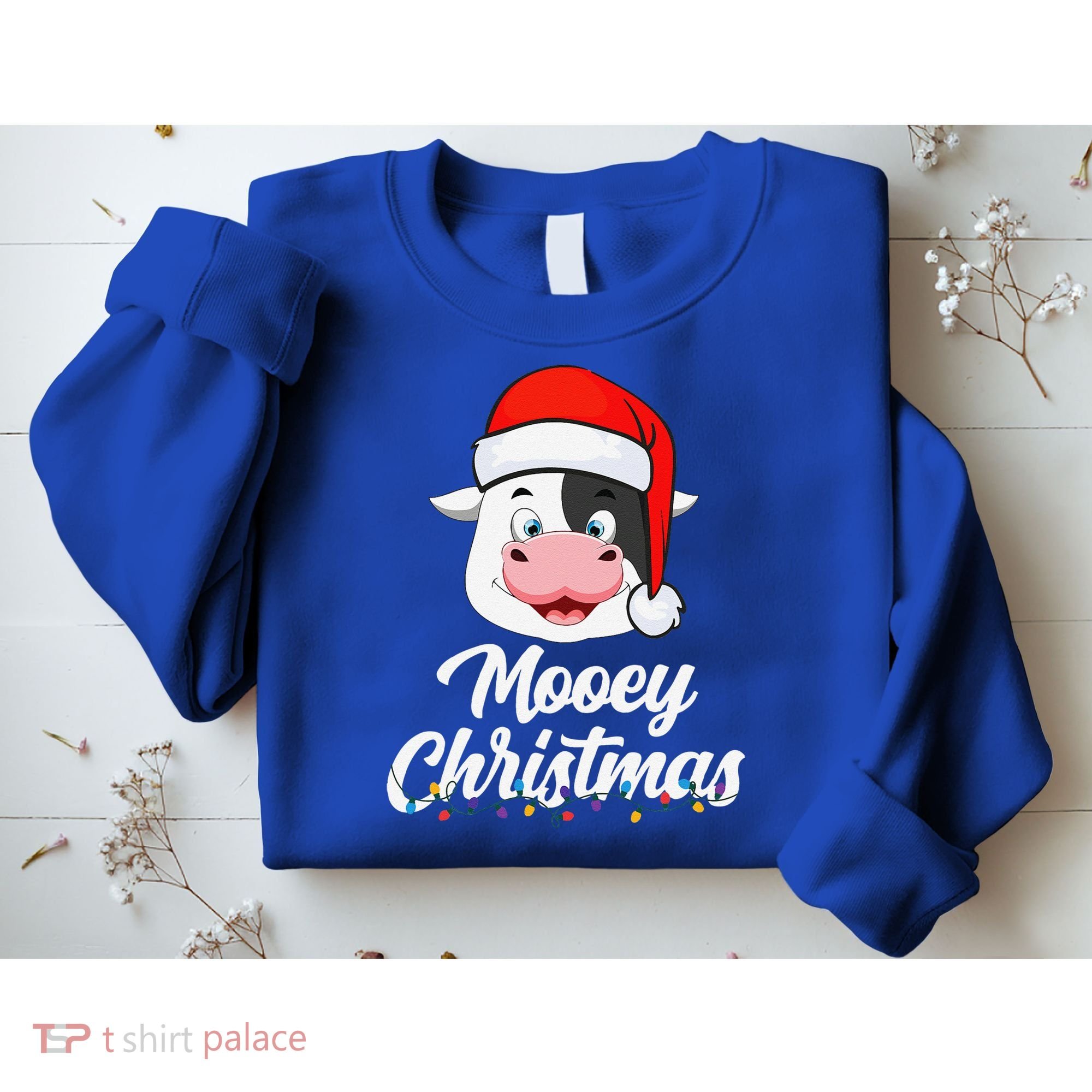 Cow Mooey Christmas Santa For Cow Lovers Sweatshirt