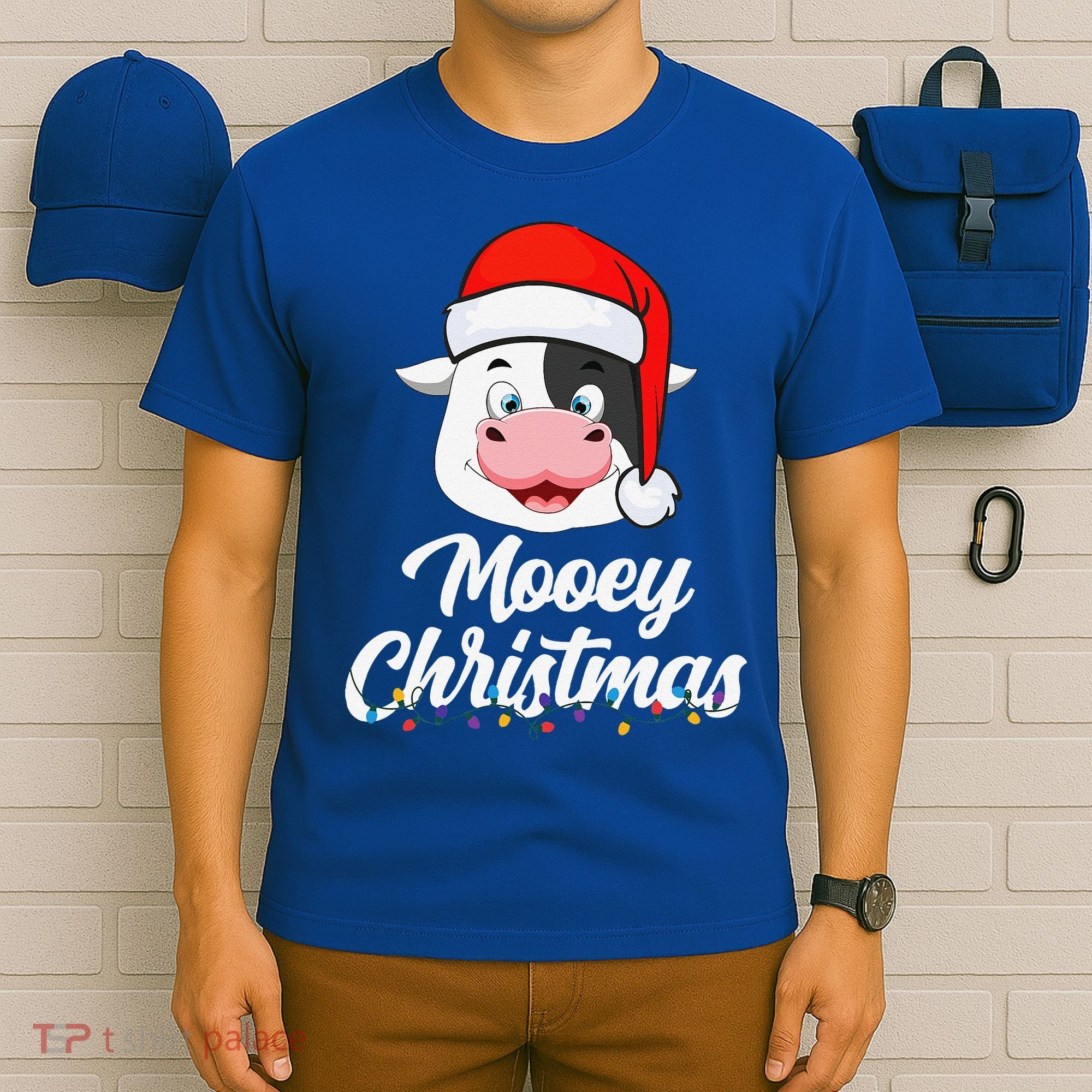 Cow Mooey Christmas Santa For Cow Lovers T-Shirt