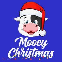 Cow Mooey Christmas Santa For Cow Lovers Baby Bodysuit thumb 2