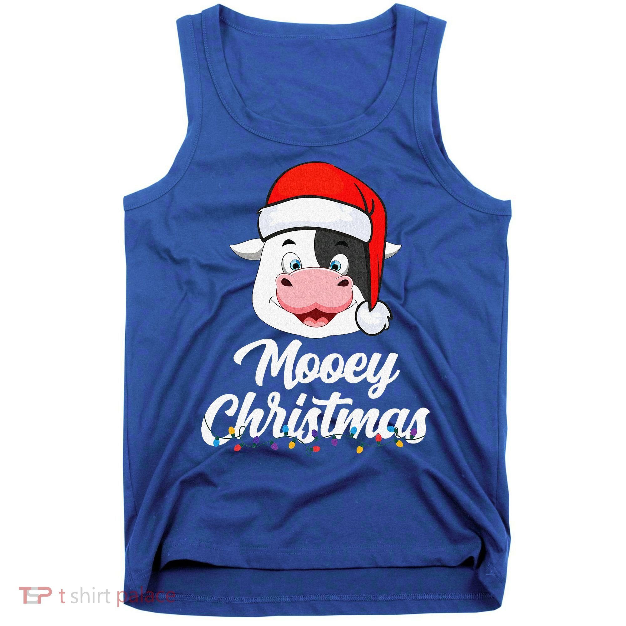 Cow Mooey Christmas Santa For Cow Lovers Tank Top
