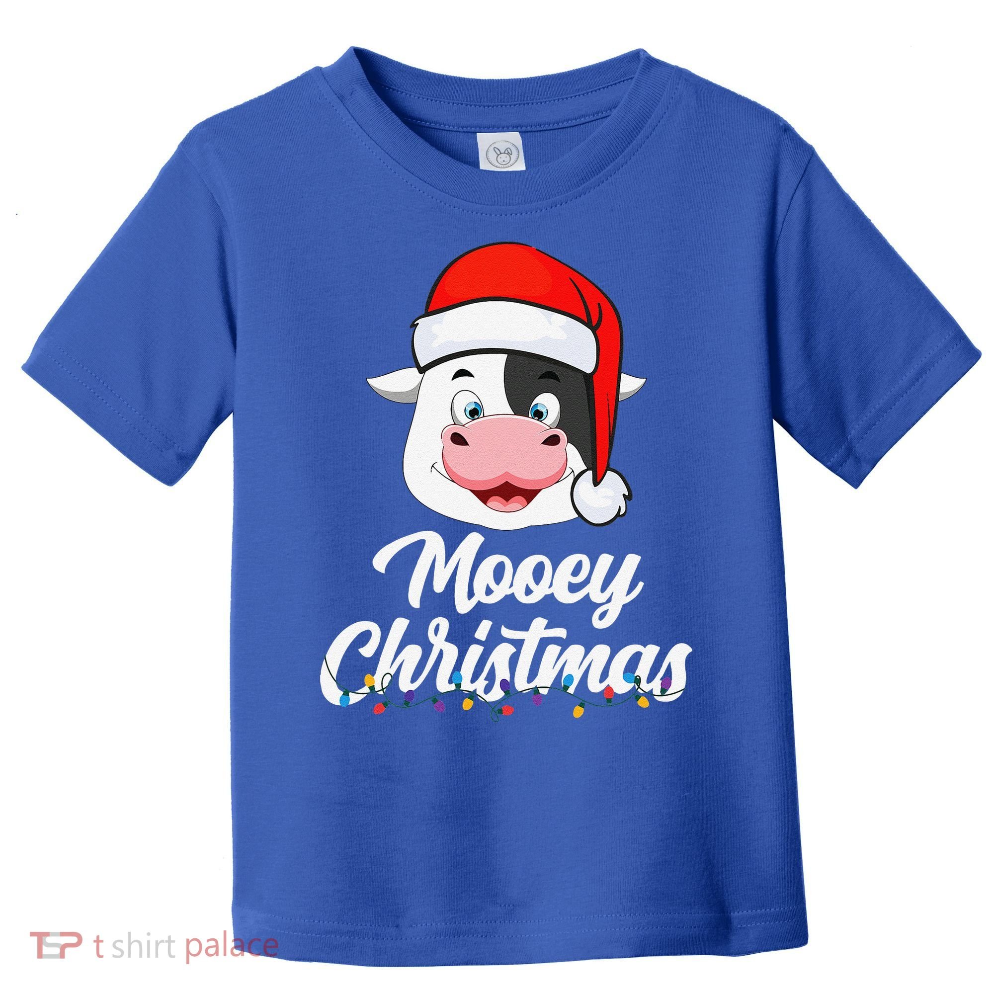 Cow Mooey Christmas Santa For Cow Lovers Toddler T-Shirt