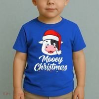 Cow Mooey Christmas Santa For Cow Lovers Toddler T-Shirt thumb 2