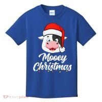Cow Mooey Christmas Santa For Cow Lovers Kids T-Shirt thumb 0