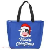 Cow Mooey Christmas Santa For Cow Lovers Tote Bag thumb 0