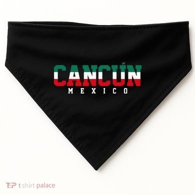 Cancun Mexico USA-Made Doggie Bandana