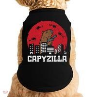 Capybara Monster Capyzilla Funny Capy Rodent Women Doggie Tank thumb 0