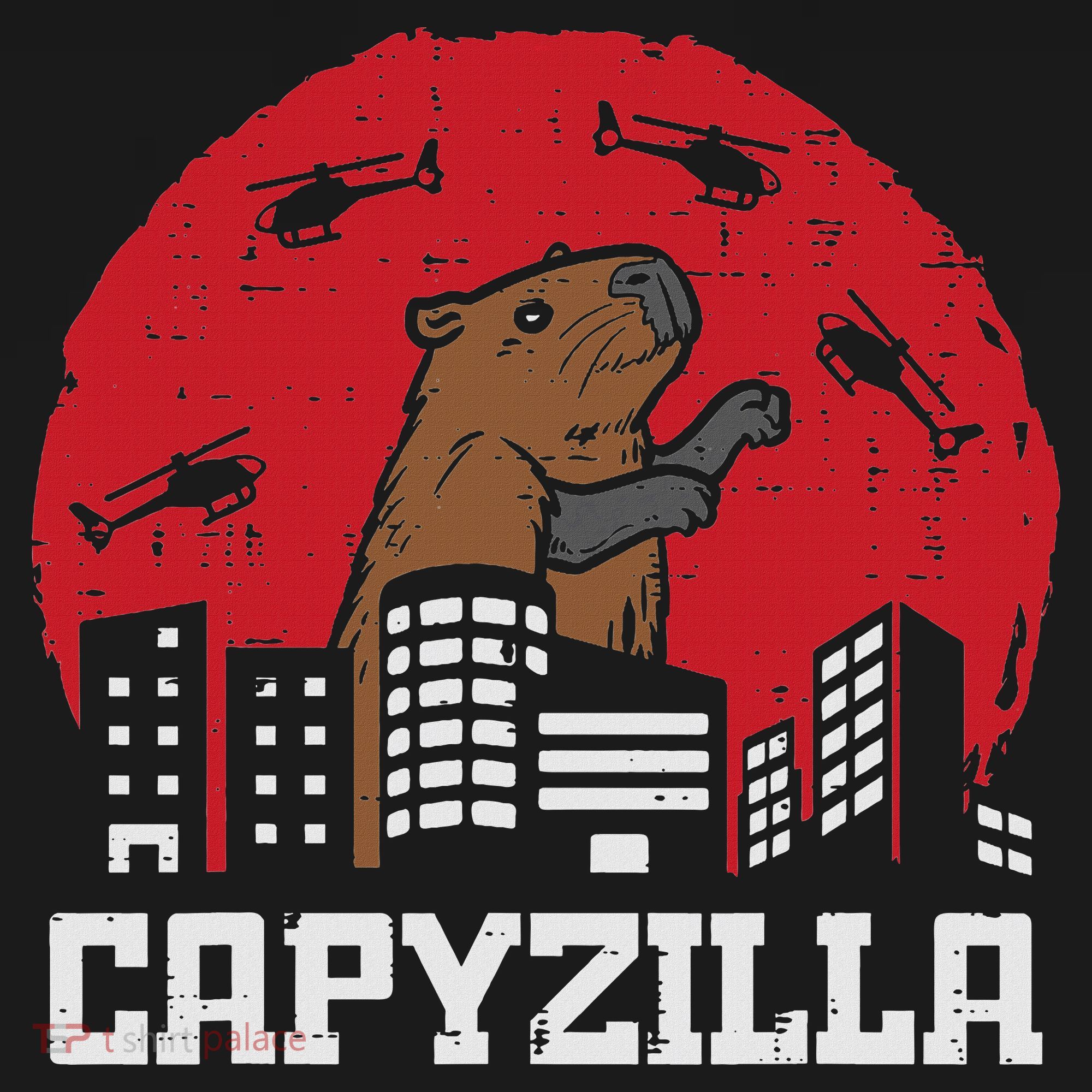 Capybara Monster Capyzilla Funny Capy Rodent Women Women's Hoodie