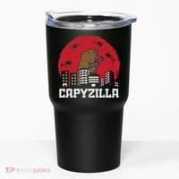Capybara Monster Capyzilla Funny Capy Rodent Women Tumbler thumb 0