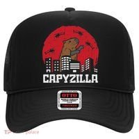 Capybara Monster Capyzilla Funny Capy Rodent Women Hat thumb 0