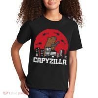 Capybara Monster Capyzilla Funny Capy Rodent Women Kids T-Shirt thumb 2