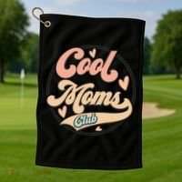 Cool Moms Club Golf Towel thumb 1