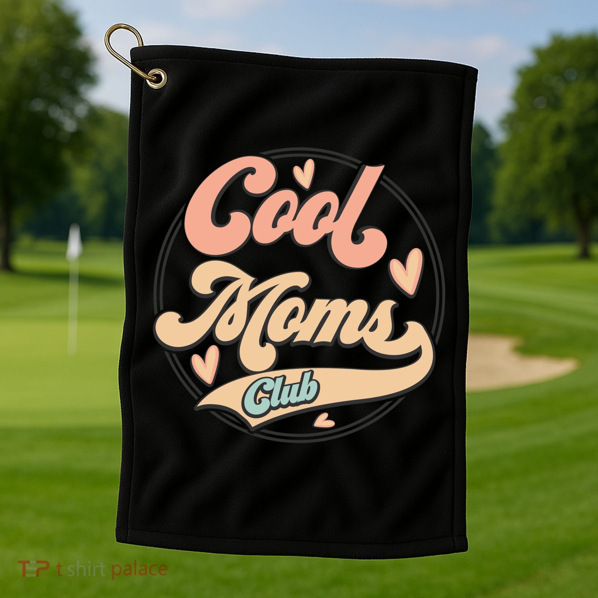 Cool Moms Club Golf Towel